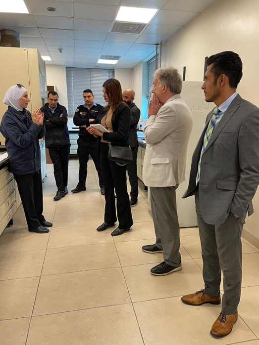 Forensic laboratory inspection